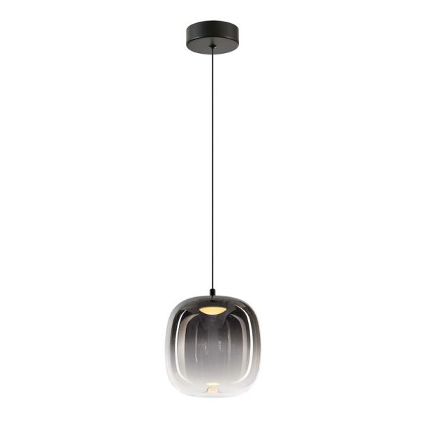 MILAGRO ML1400 Lampa wisząca VASO 2 SMOKED 4W