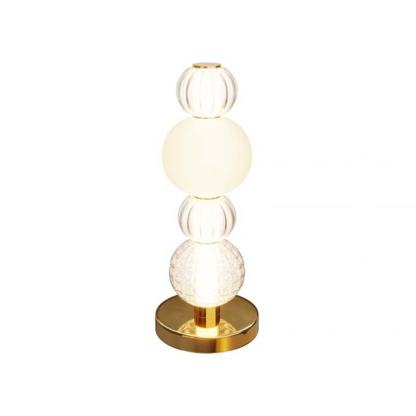 MAYTONI MOD301TL-L18G3K1 Collar lampa stołowa złoty