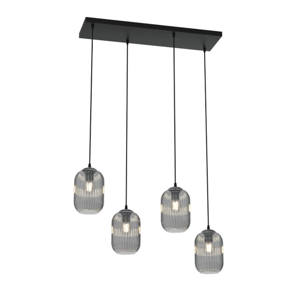 EMIBIG 1434/4 VERDI 4 BL GRAFIT lampa wisząca