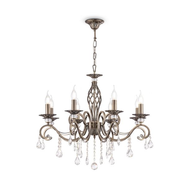 MAYTONI RC247-PL-08-R Royal Classic Grace Chandelier Brass