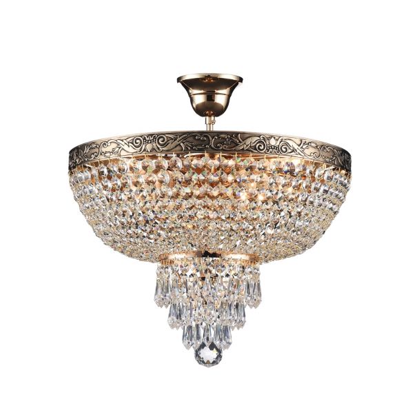 MAYTONI DIA890-CL-05-G Royal Classic Palace Chandelier Gold Antique