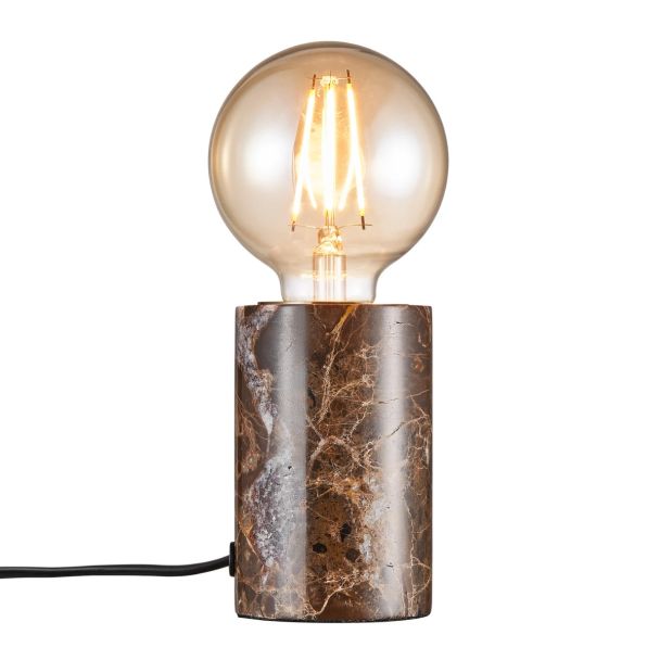 NORDLUX 45875018 Siv Marble  lampa stołowa brązowy