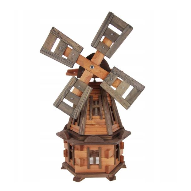 Wiatrak Ogrodowy Drewniany 85cm [W11]