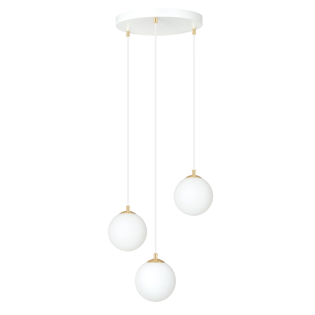 EMIBIG 1244/3 LAMPA WISZĄCA ROYAL 3 WH