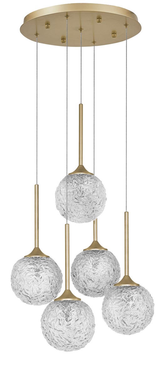 Luces Exclusivas PASTO LE41740 LAMPA WISZĄCA mosiądz
