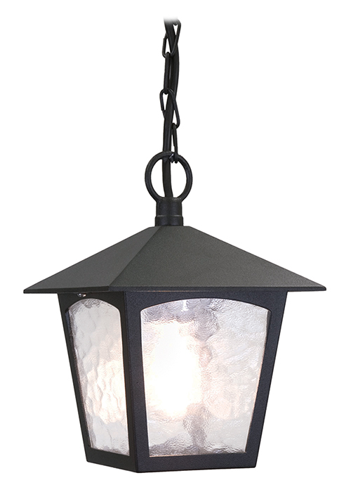 ELSTEAD YORK BL6B BLACK Chain Lantern