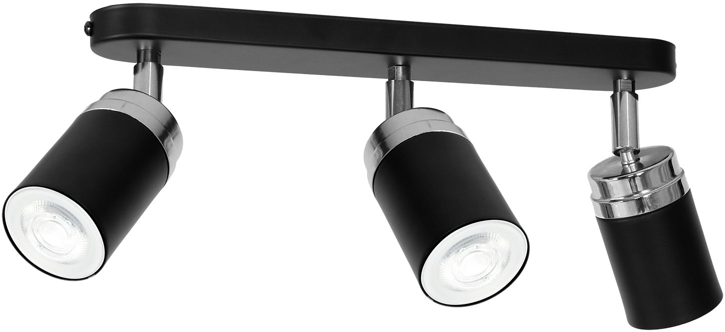 LUMINEX 5147 spot Reno black/chrome 3