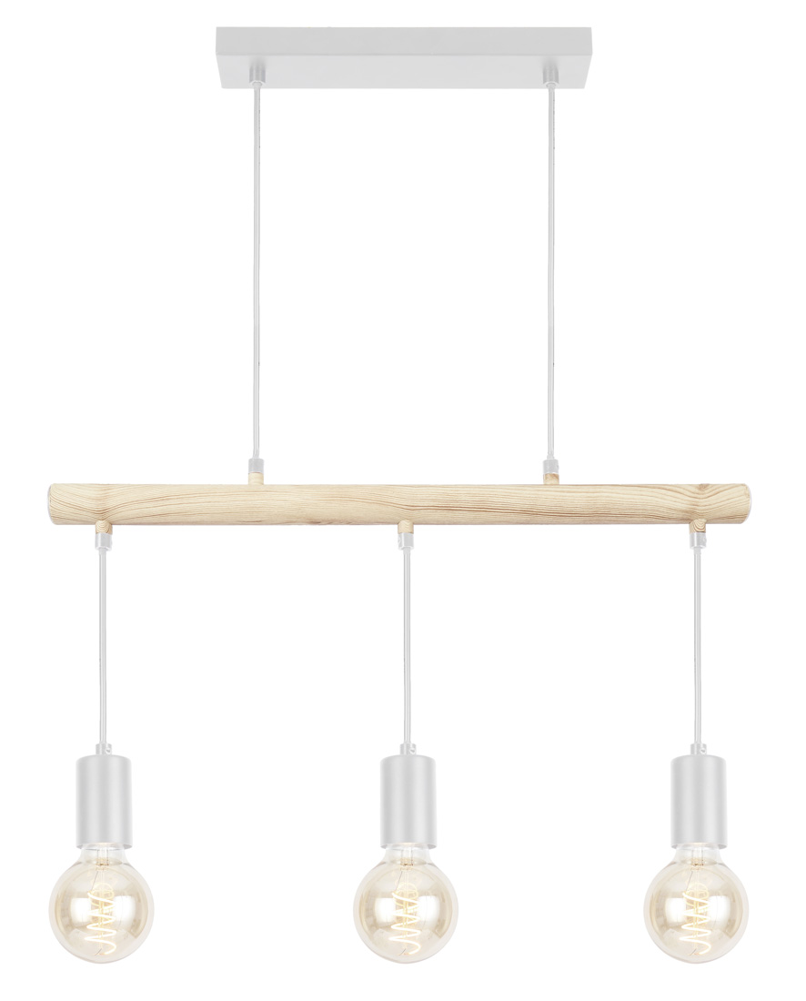 CANDELLUX 33-78070 IZZY LAMPA WISZĄCA 3X60W E27 BIAŁY