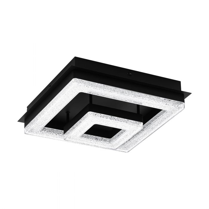 EGLO 99327 LAMPA FRADELO 1 OPRAWA SUFITOWA LED-DL 240X240 SCHWARZ/KRISTALLFRADELO1