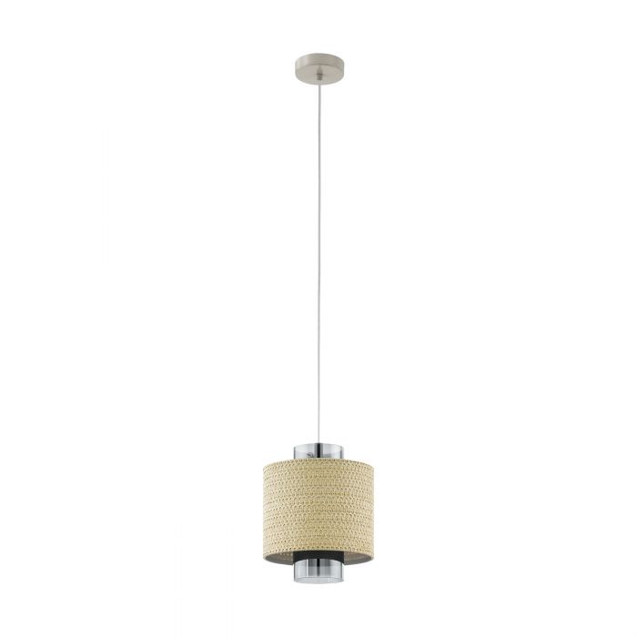 EGLO 43393 LAMPA MEDIOUNA OPRAWA WISZĄCA HL/1 E27 BEIGE/GOLD/SEEGRAS MEDIOUNA