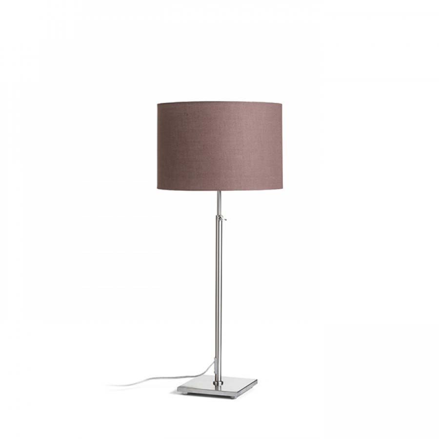 RENDL R12665 EDIKA stołowa brązowa nikiel mat 230V E27 42W