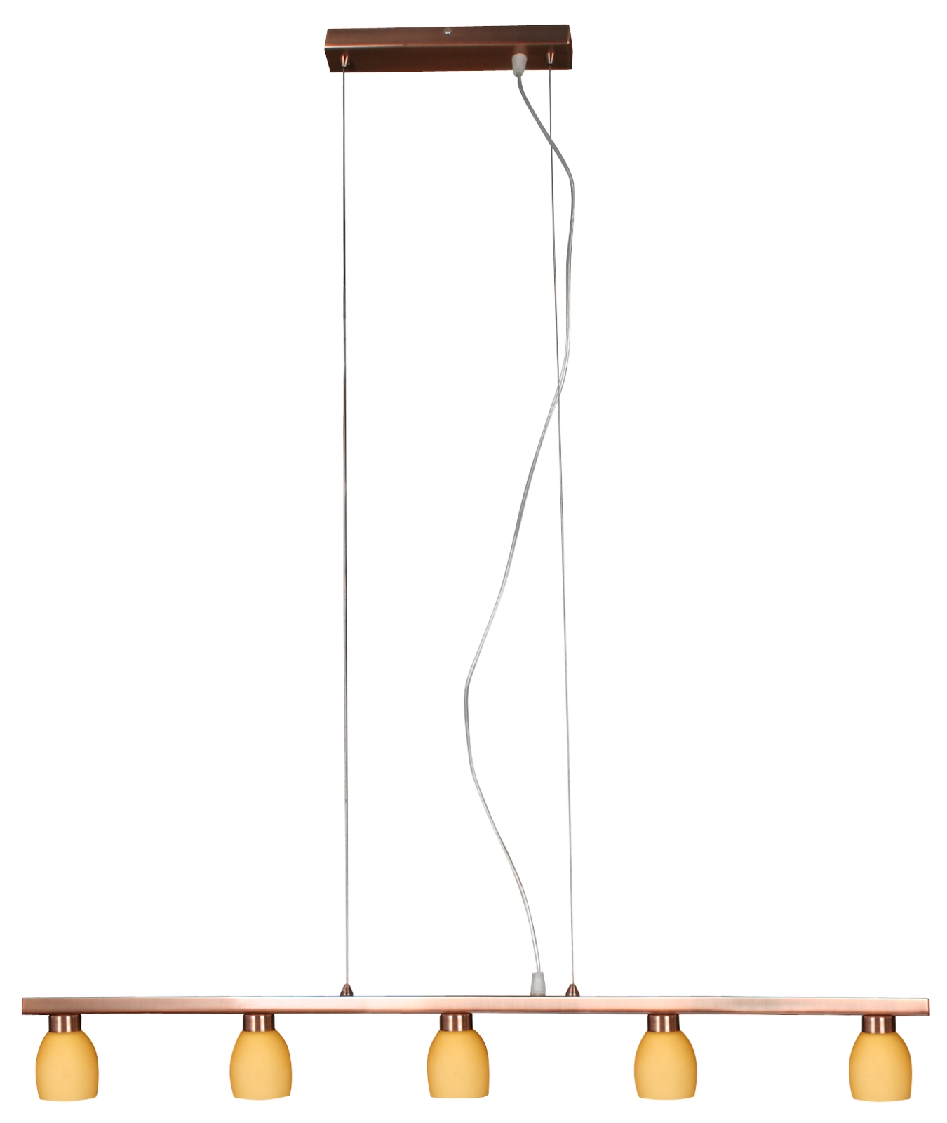 CANDELLUX 35-10691 DAKOTA ZWIS 5X40W G9 MIEDŹ