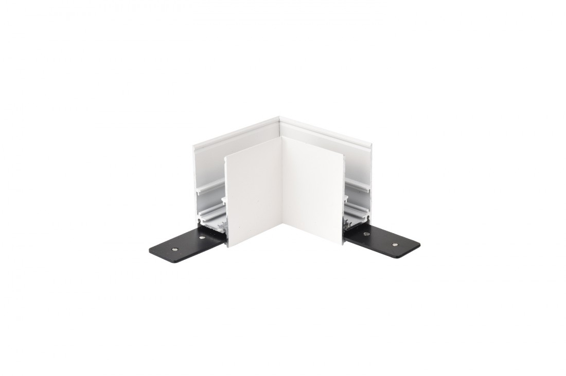 AZZARDO AZ4680 TRACK MAGNETIC CORNER90 WH TECHNICAL COMPONENT WHITE łącznik magntyczny