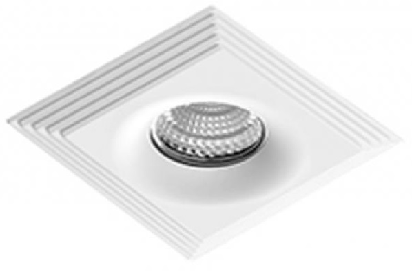 AZZARDO NC1760SQ-WH / AZ1472 Luciano Square (white) Oczko sufitowe