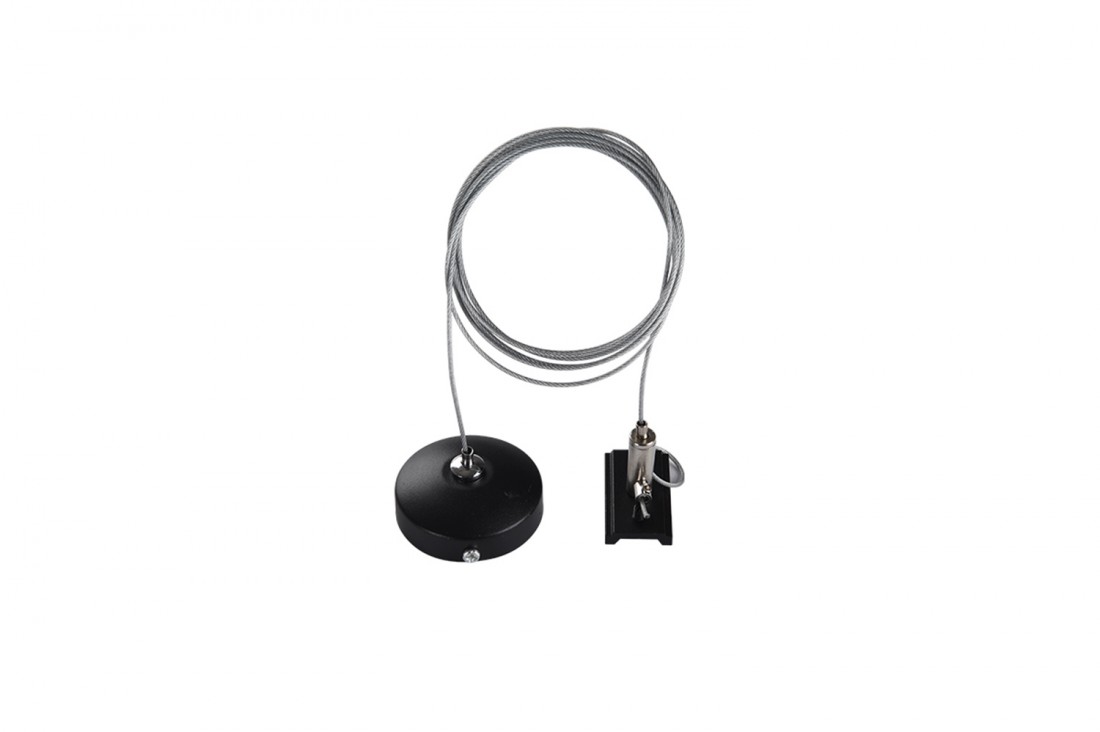 AZZARDO AZ4693 TRACK MAGNETIC SUSPENSION KIT 2M BK TECHNICAL COMPONENT BLACK zawiesie do szyny magnetycznej
