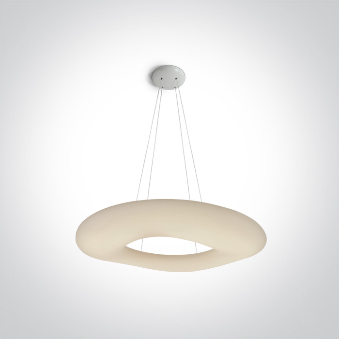 ONE LIGHT 63110C/W Apidea biała oprawa wisząca LED 3000K 80W