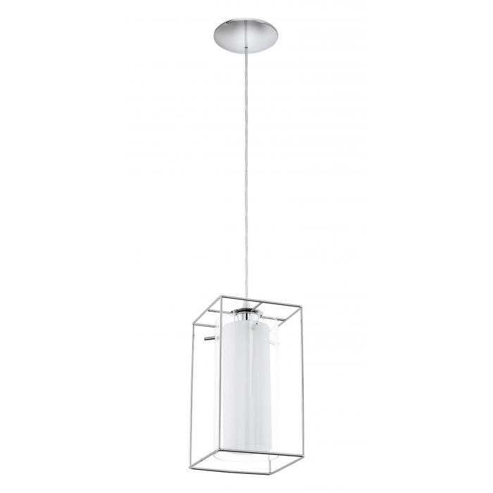 EGLO 94377 LAMPA LONCINO 1 OPRAWA WISZĄCA HL/1 CHROM/KLAR-WEISS LONCINO 1