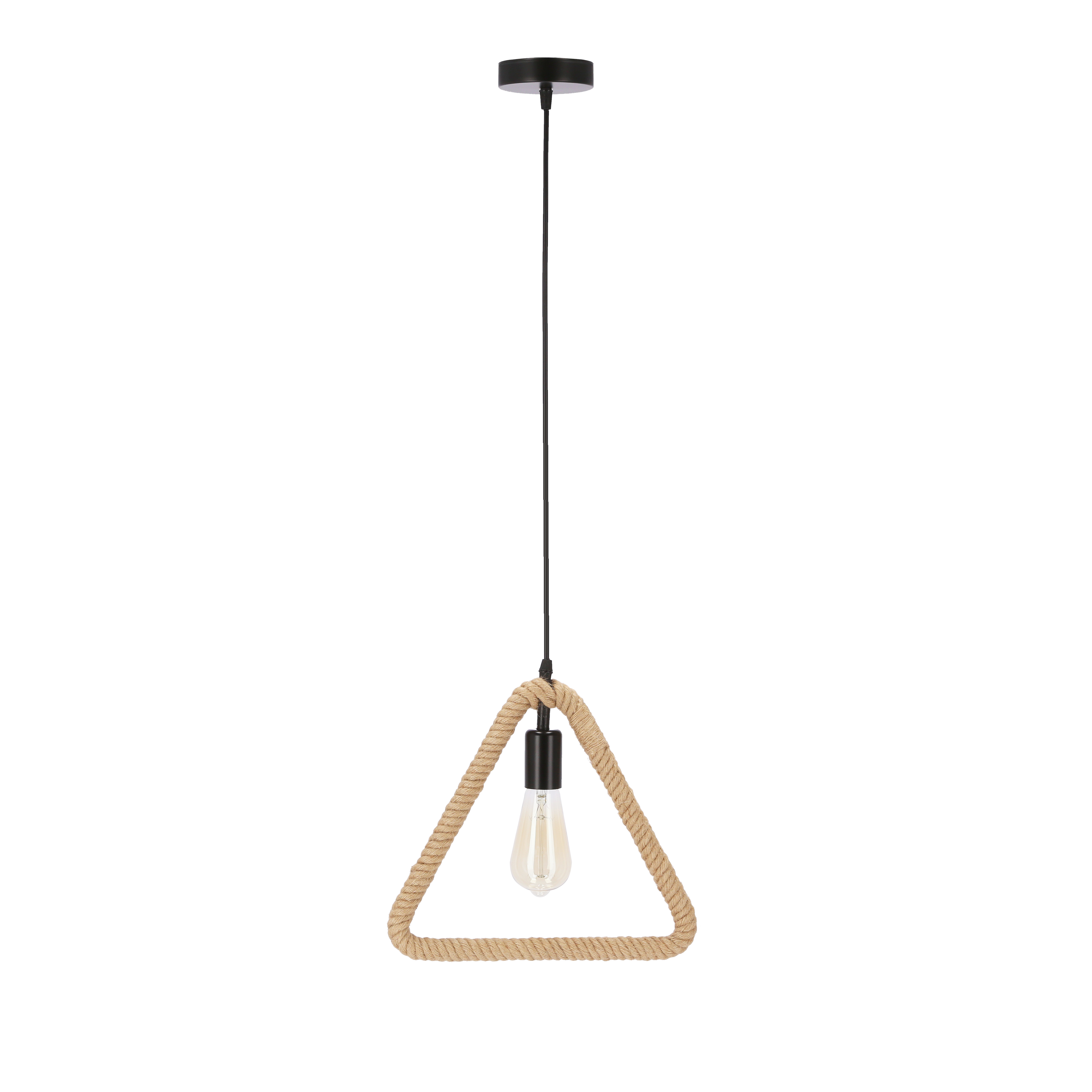 CANDELLUX 31-28716 Triun lampa wisząca czarny+beżowy 1x40W E27