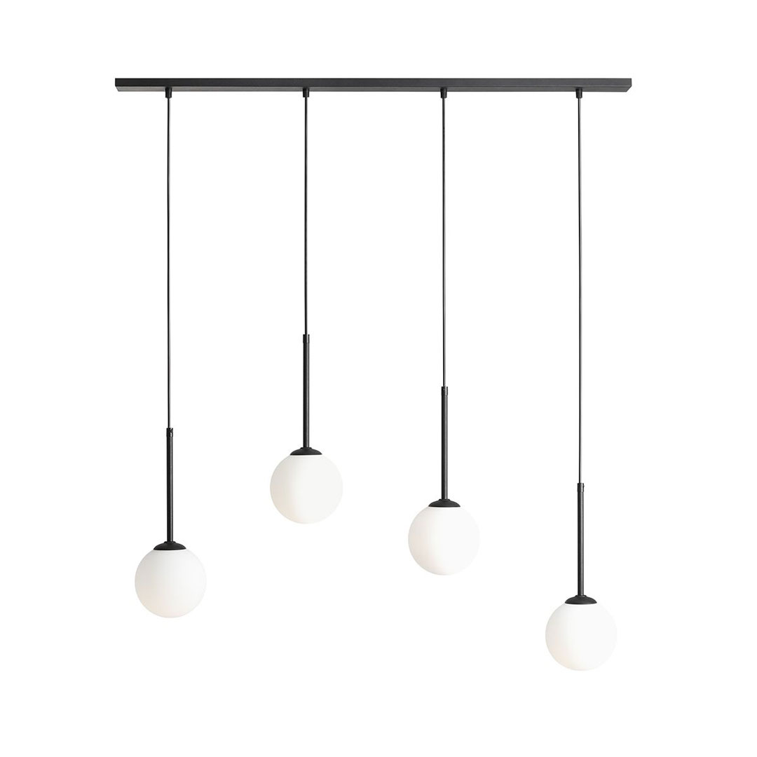 ALDEX 1087L1 LAMPA WISZĄCA BOSSO 4 CZARNA