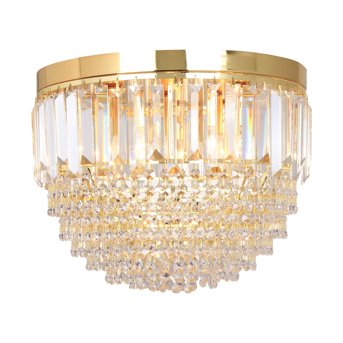 ZUMALINE FC19003/5 CHARLOTTE LAMPA SUFITOWA ZŁOTA/GOLD