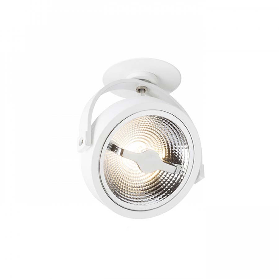 RENDL R12637 KELLY LED DIMM z wpuszczaną podstawą biała 230V LED 12W 24° 3000K