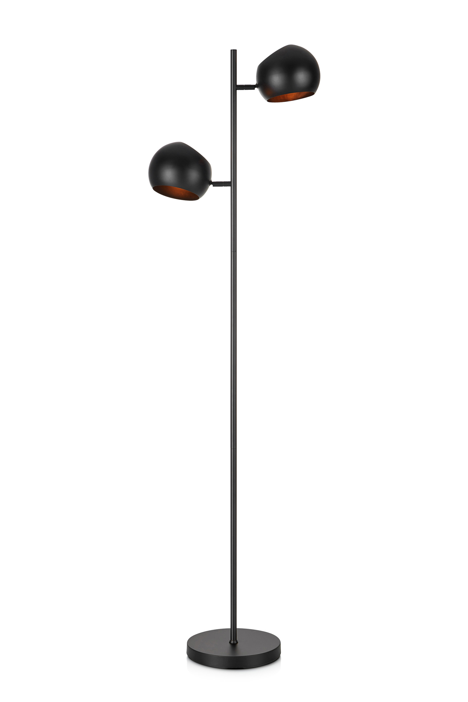 MARKSLOJD 107741 EDGAR lampa podłogowa 2L Black