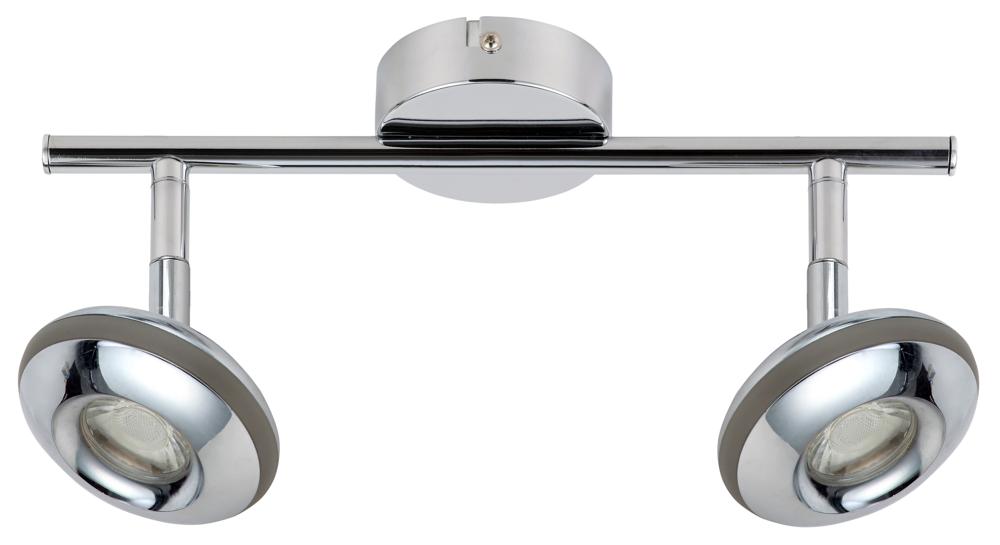 CANDELLUX 92-67562 SKIPPER LISTWA 2X6W LED COB GŁÓWKA OKRĄGŁA 1E Z PRZEGUBEM KD SYSTEM CHROM