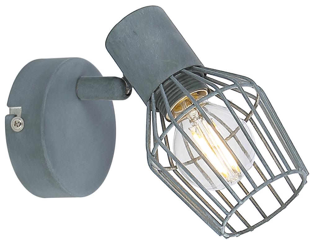CANDELLUX 91-68002 VIKING KINKIET 1X40W E14 SZARY