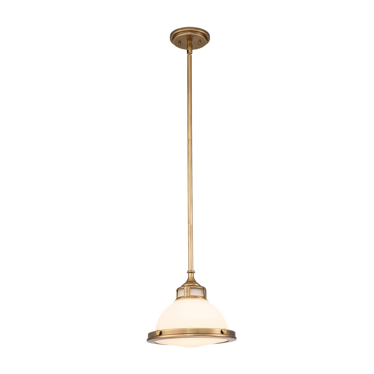 ELSTEAD HK-AMELIA-P-S-HB Mała lampa wisząca Amelia - 1 PŁ - Stary mosiądz