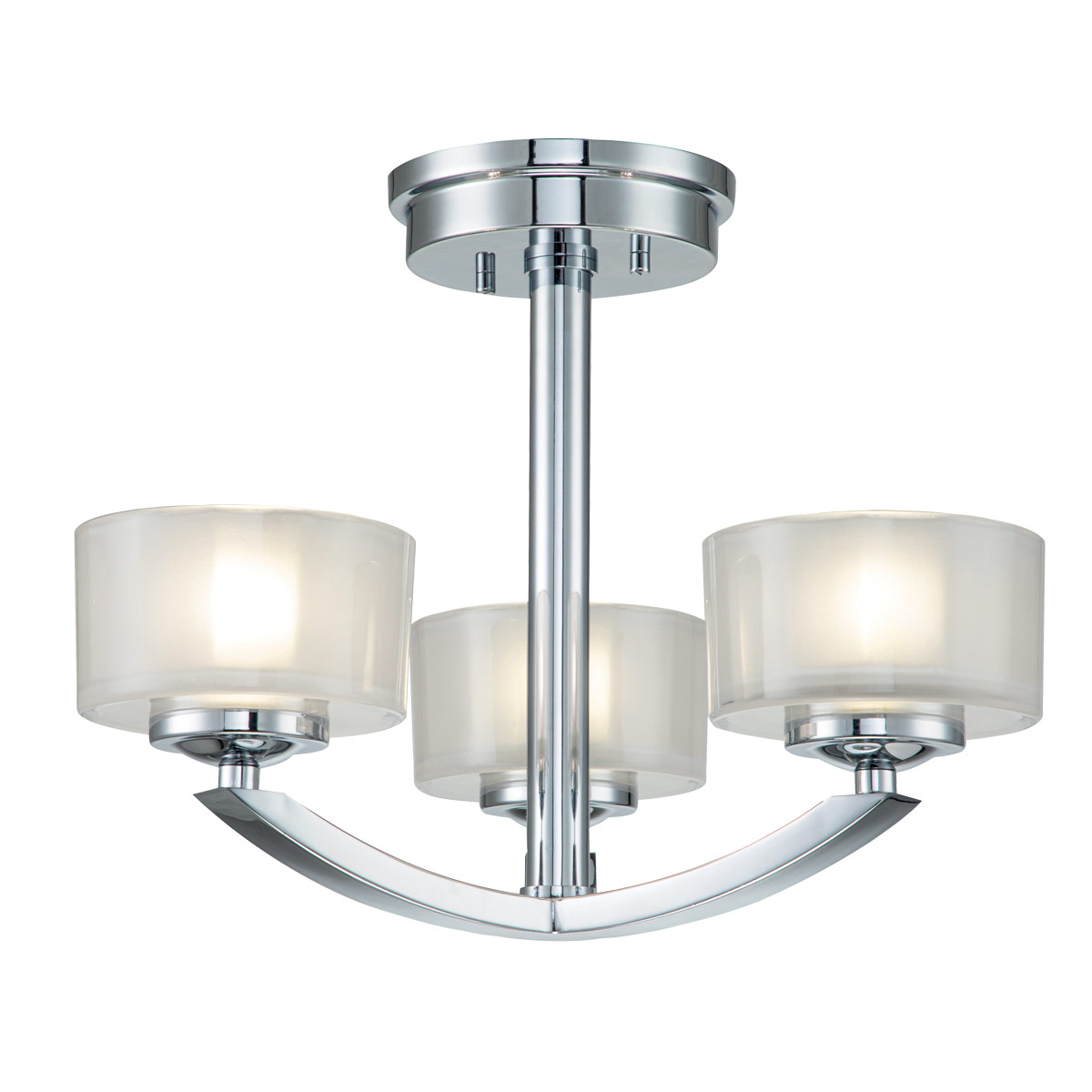 ELSTEAD HK-MERIDIAN-SF-BATH-PC Półplafon Meridian - 3 PŁ - Polerowany chrom