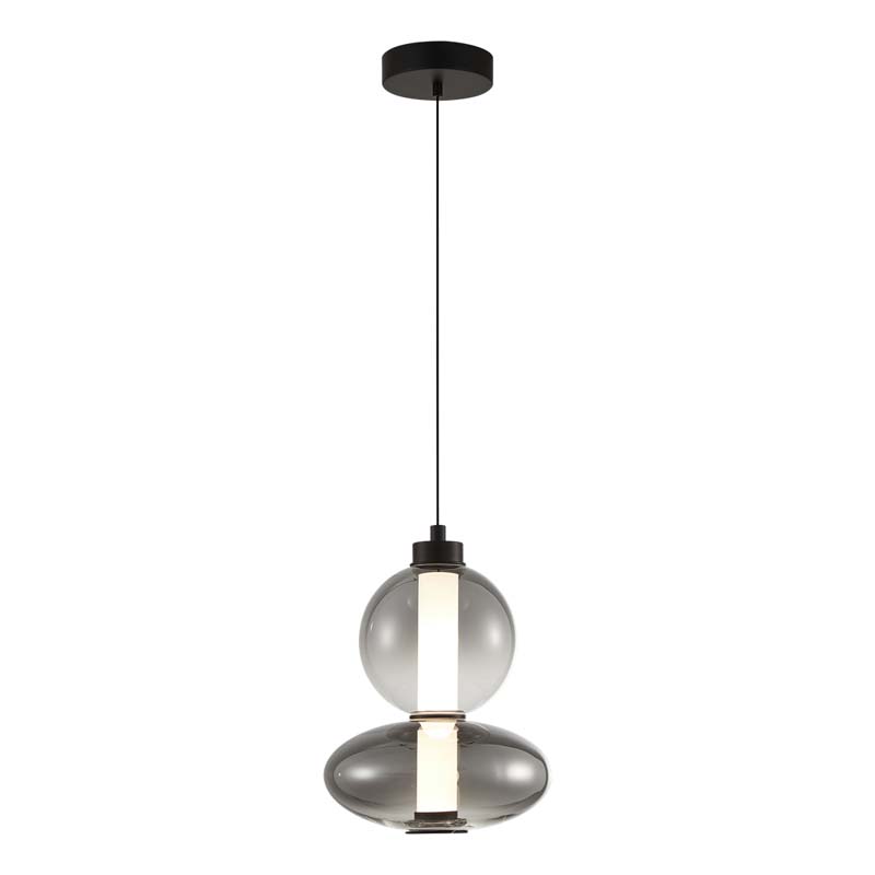 MILAGRO ML0344 Lampa wisząca DAPHNE SMOKED 12W