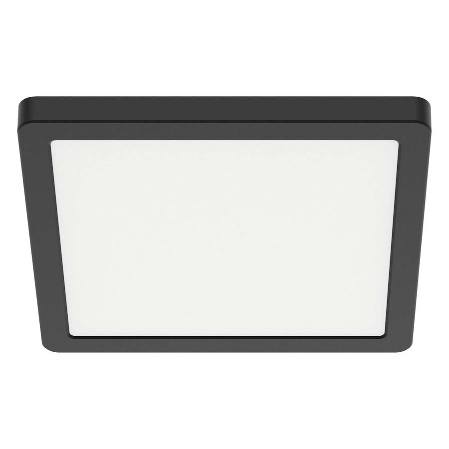 MILAGRO ML1796 Plafon Evora Czarny Square 18W 3CCT