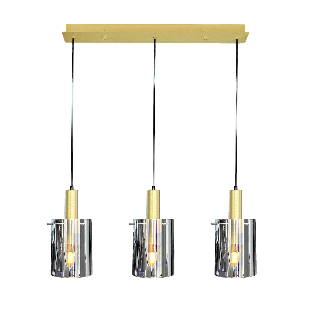 MILAGRO ML1817 Lampa wisząca Arcadia Gold 3xE27