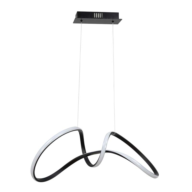 MILAGRO ML7951 Lampa wisząca TESORO BLACK 48W LED