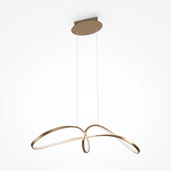 MAYTONI MOD156PL-L52G4K Curve lampa wisząca złoty