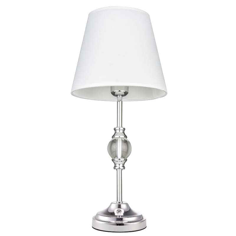 COSMOLIGHT Lampa stołowa MONACO T01230CH-WH