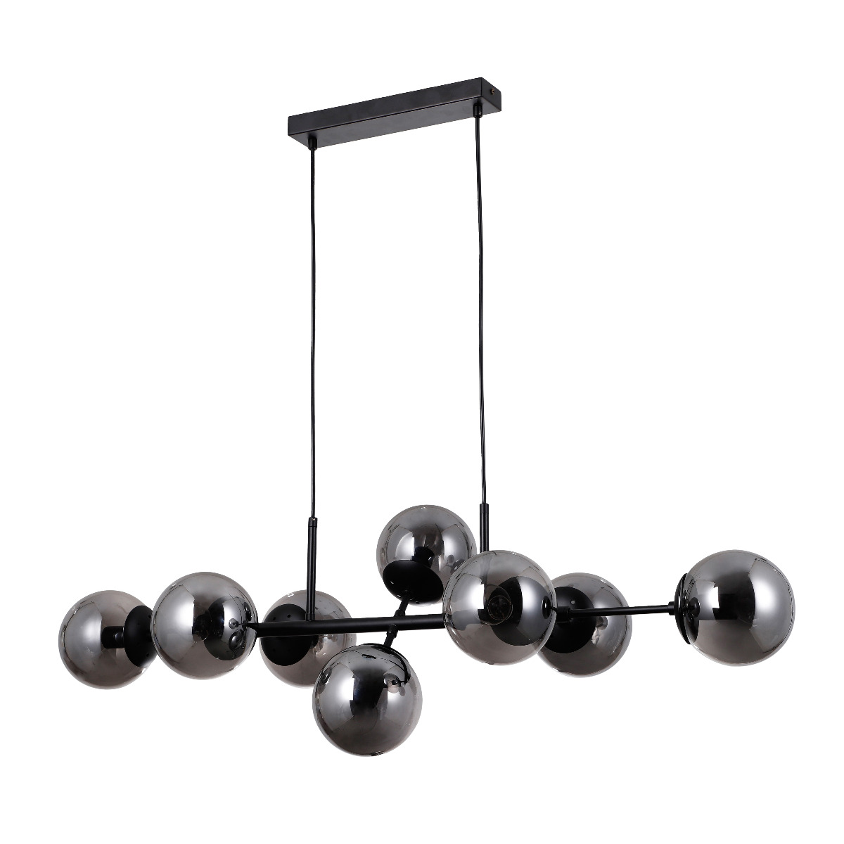 ITALUX PND-1098-8-BL Molite lampa wisząca Czarny
