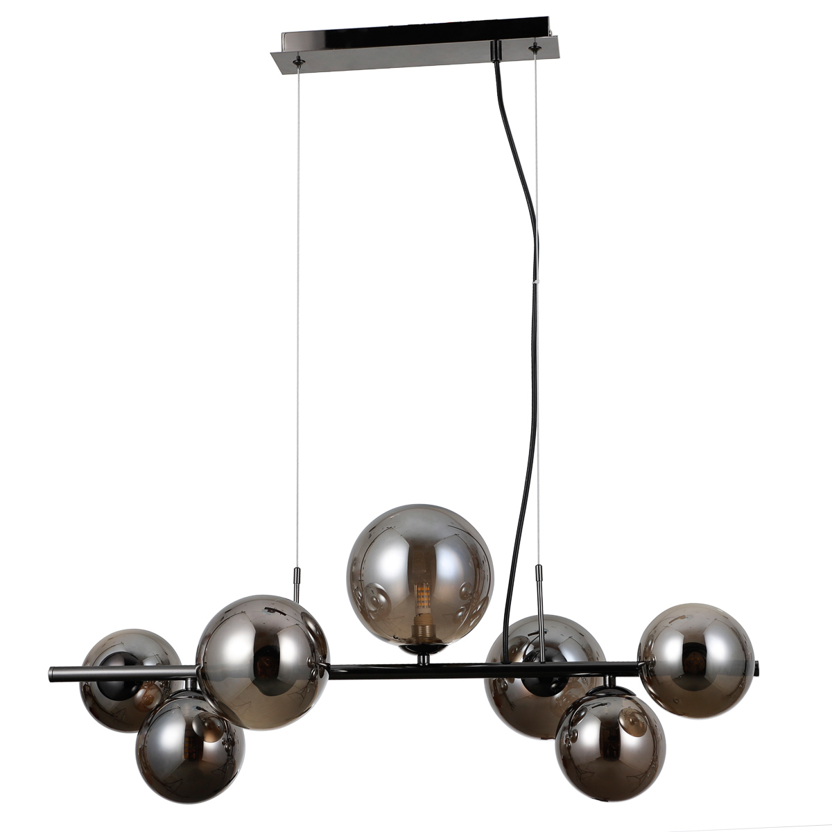 ITALUX PND-406007-7A-BCR lampa wisząca czarny