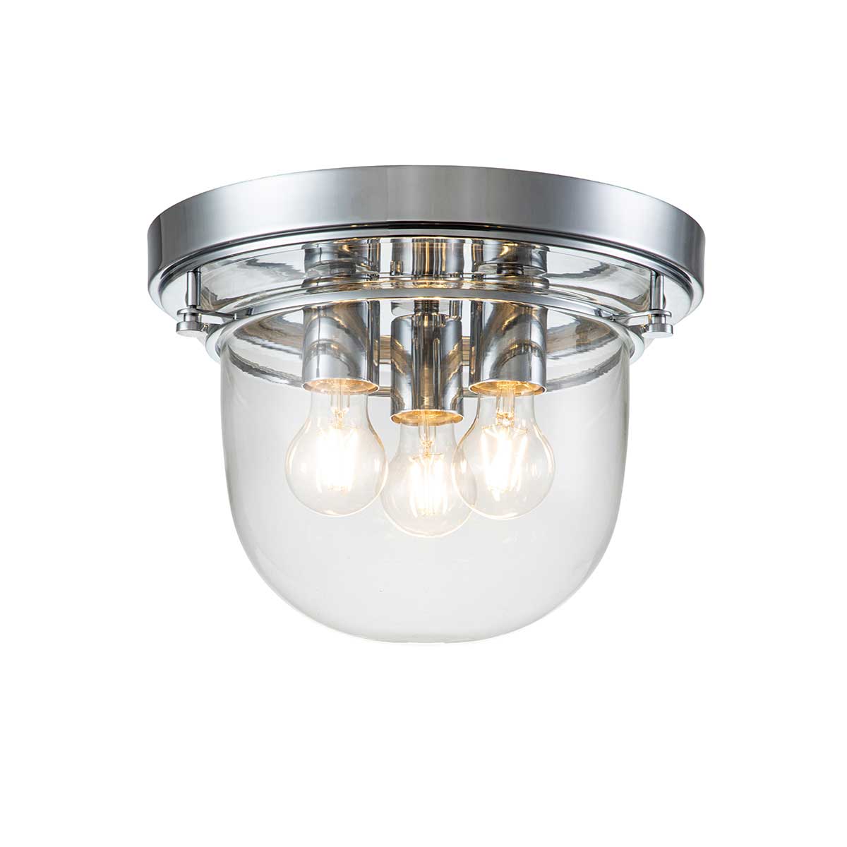 ELSTEAD QZ-WHISTLING-F-PC Plafon Whistling - 3 PŁ - Polerowany chrom