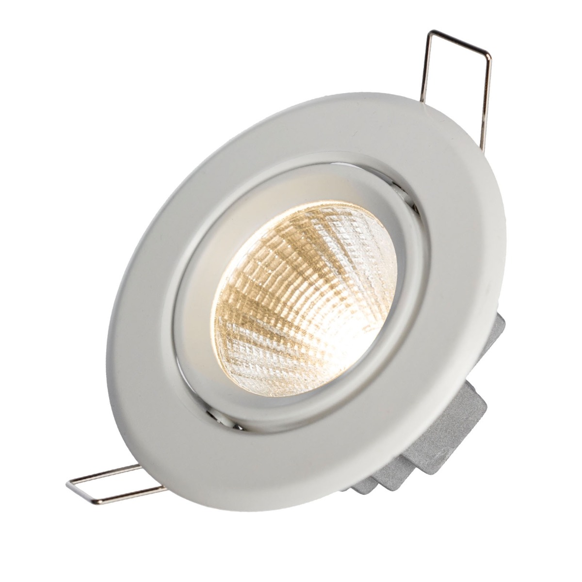 SPECTRUMLED SLI021029NW Oczko sufitowe FIALE II 6W COB 38st 230V NW OCZKO LED pierścień białe