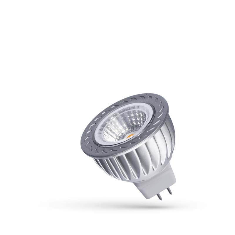 SPECTRUMLED 13050 Żarówka LED MR16 12V 4W COB 38 st WW z SZYBKĄ SPECTRUM