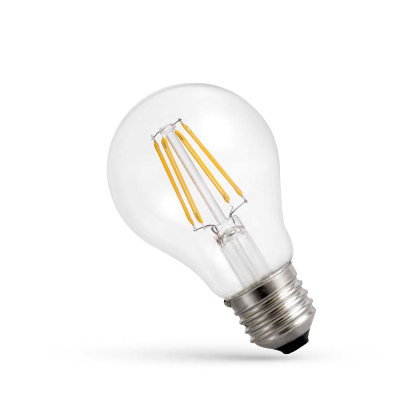 SPECTRUMLED 14644 Żarówka LED GLS E-27 230V 5.5W COG WW CLEAR DIMMABLE SPECTRUM