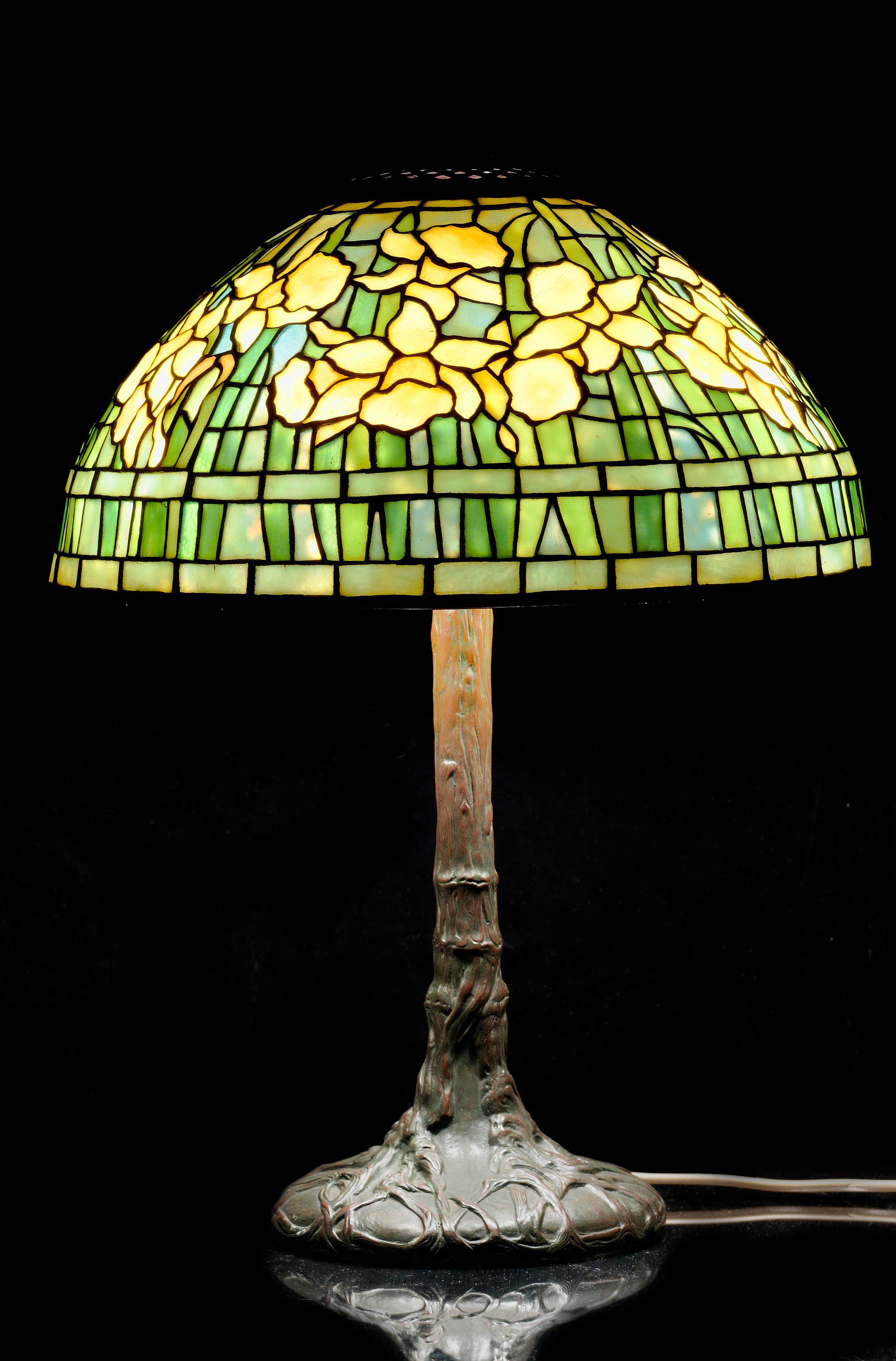 lampy witraż