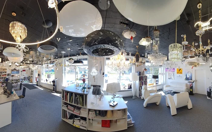 Salon z oświetleniem twoje-lampy.pl w Białymstoku